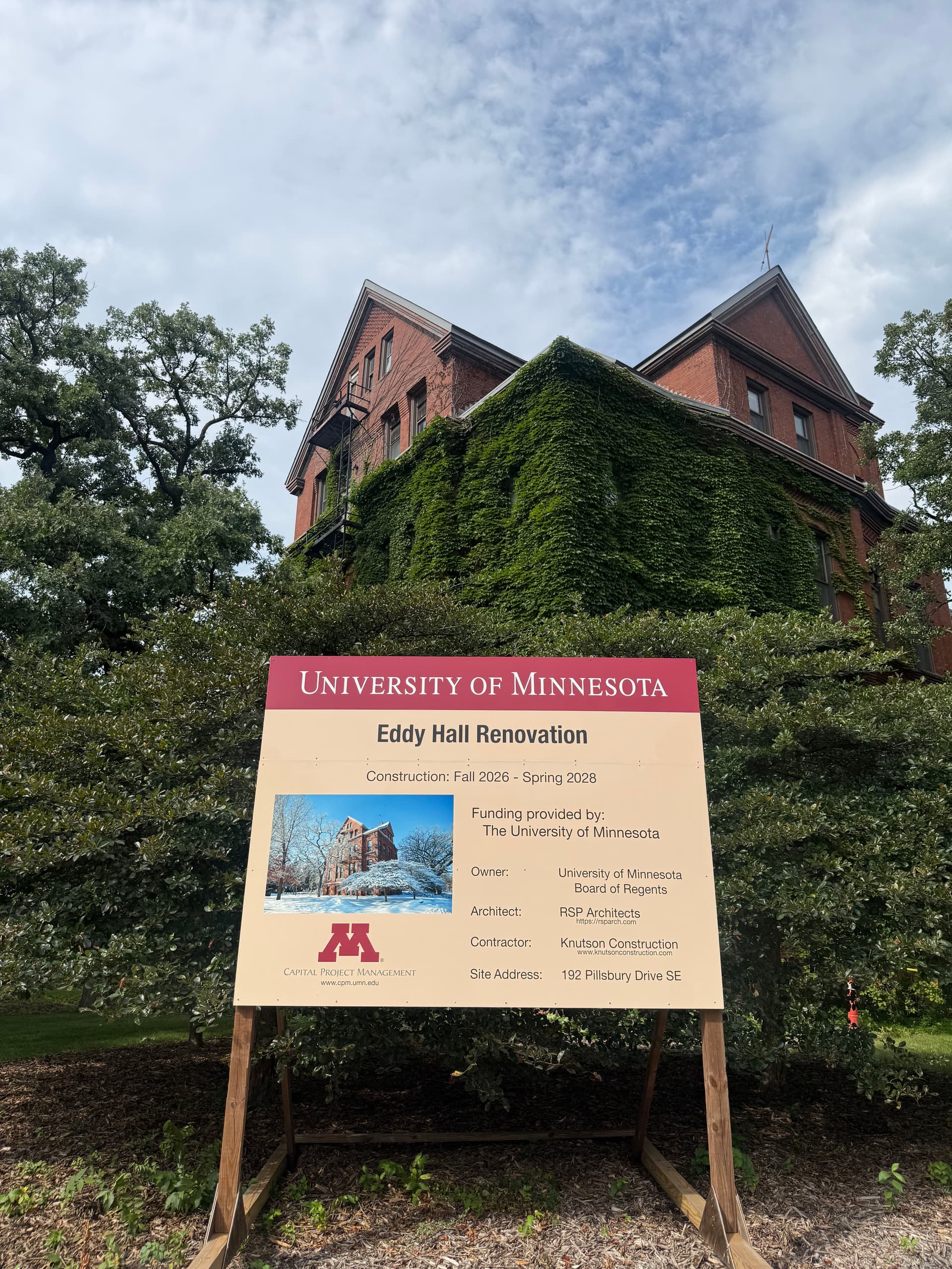 Tree Removal at Eddy Hall - University of Minnesota image