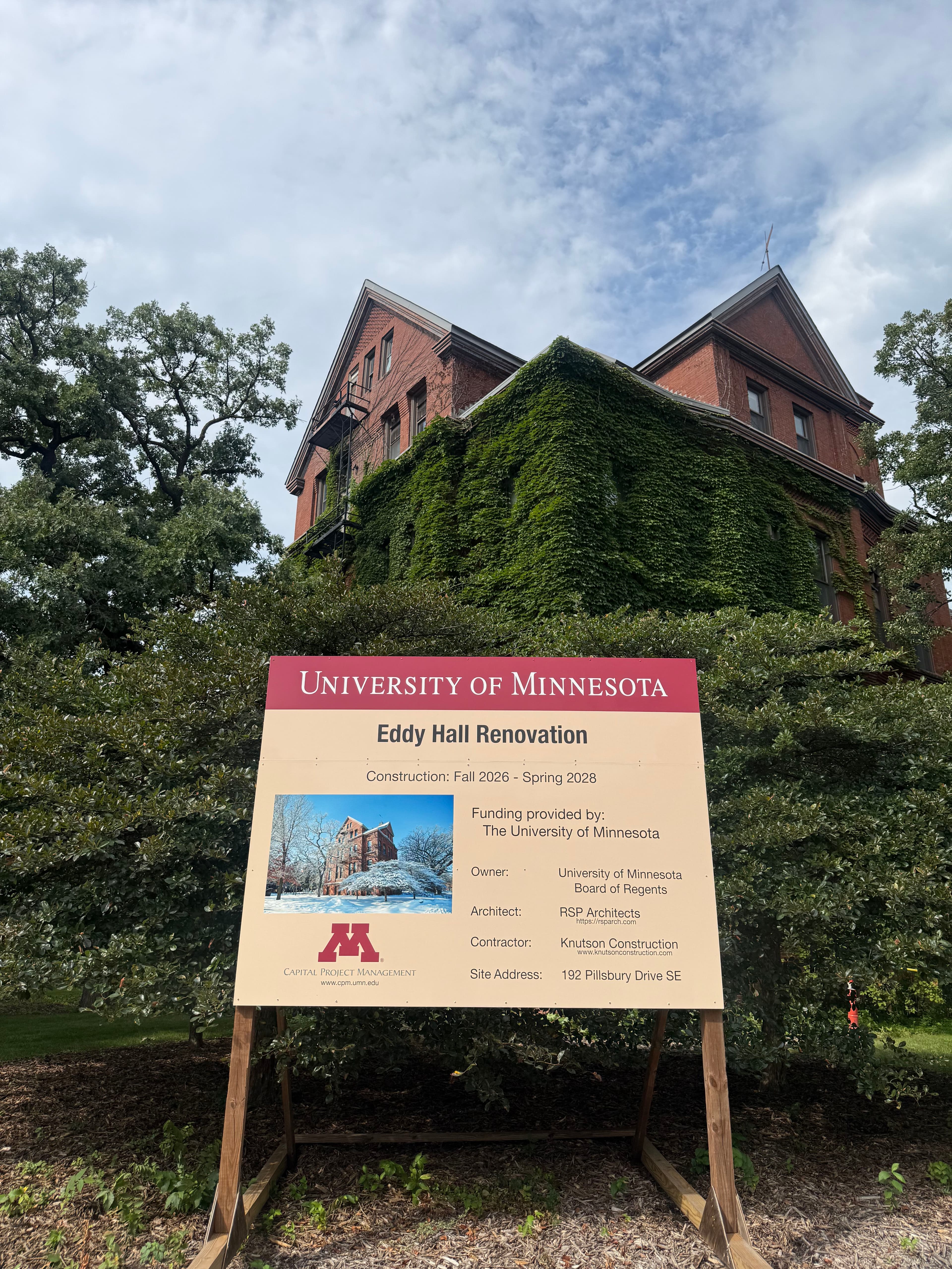 Project Tree Removal at Eddy Hall - University of Minnesota image