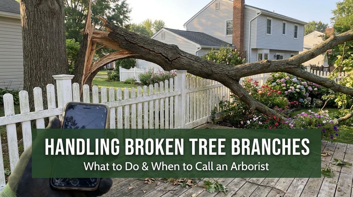 Broken Tree Branch Over a Neighbor’s Yard: What to Do image